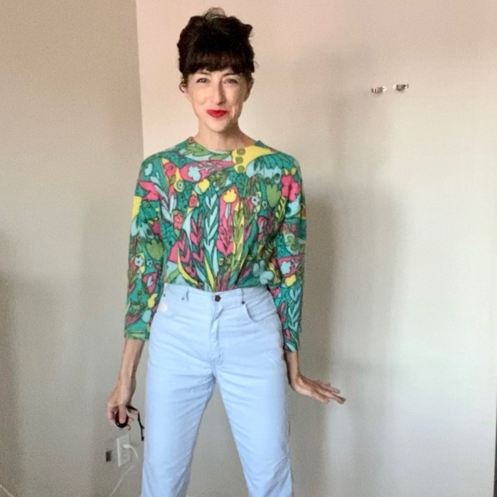 COPY - Vintage Minklam Darlene Printed Sweater - 1960’s